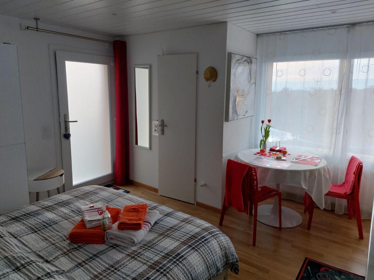 Beau Studio Avec Terrasse Et Vue Exclusivement Pour Non Fumeurs Belmont-sur-Lausanne Buitenkant foto